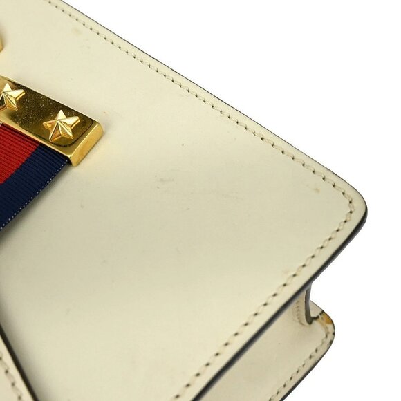 BUYIT Gucci White Sylvie Shoulder Bag 421882 001998 NQ03995 - Picture 3 of 10